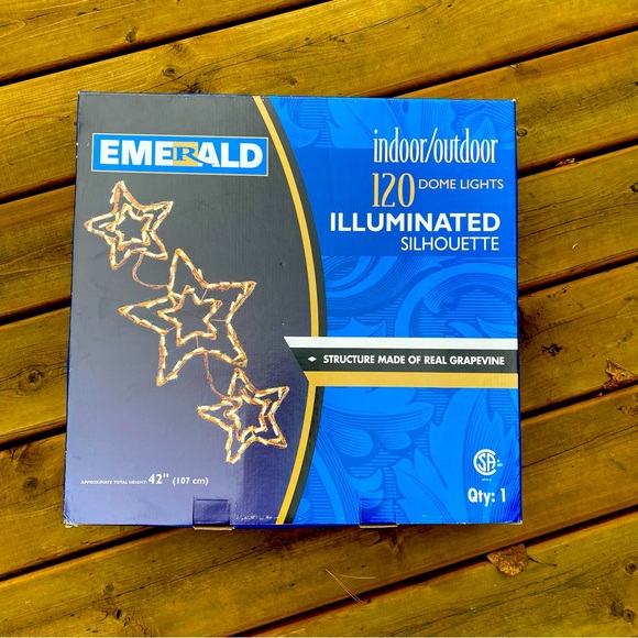 Indoor outdoor grapevine illuminated stars - Picture 2 of 5